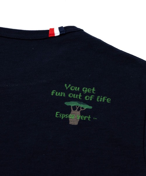 go slow caravan（ゴースローキャラバン）の「ESPACE VERT/エスパスヴェール　カメレオンプリント S/S TEE（Tシャツ/カットソー・メンズ・ホワイト/サックスブルー・X-LARGE/LARGE/MEDIUM）」の11枚目の写真