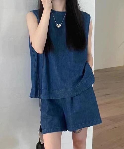 【新品・袋未開封】ファーデニムセットアップ アシメデニムセットアップ – ByU