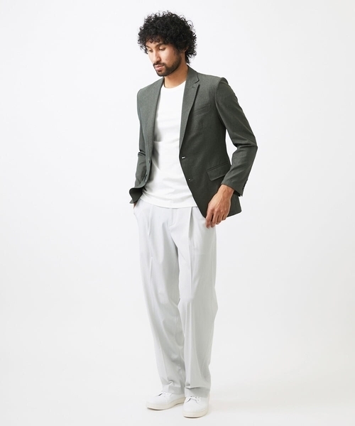 MICHEL KLEIN HOMME (ミッシェルクランオム)の「リラックスワイドパンツ(その他パンツ・メンズ・ブラック/ライトグレー・MEDIUM/LARGE/X-LARGE)」の15枚目の写真