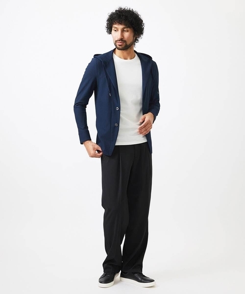 MICHEL KLEIN HOMME (ミッシェルクランオム)の「リラックスワイドパンツ(その他パンツ・メンズ・ブラック/ライトグレー・MEDIUM/LARGE/X-LARGE)」の12枚目の写真