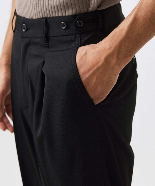 MICHEL KLEIN HOMME (ミッシェルクランオム)の「リラックスワイドパンツ(その他パンツ・メンズ・ブラック/ライトグレー・MEDIUM/LARGE/X-LARGE)」の6枚目の写真