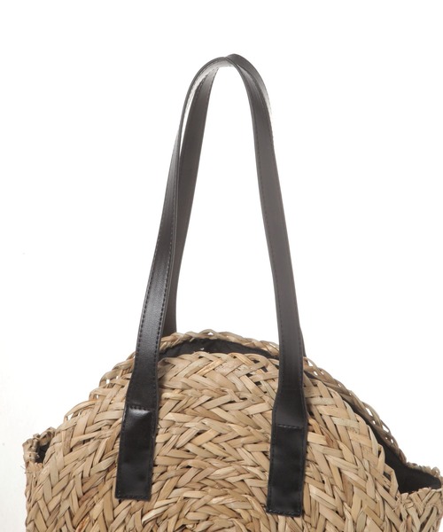 LEPSIM（レプシィム）の「水草ラウンドバッグ　322113（ショルダーバッグ・レディース・ブラック/オフホワイト・ONE SIZE）」の13枚目の写真