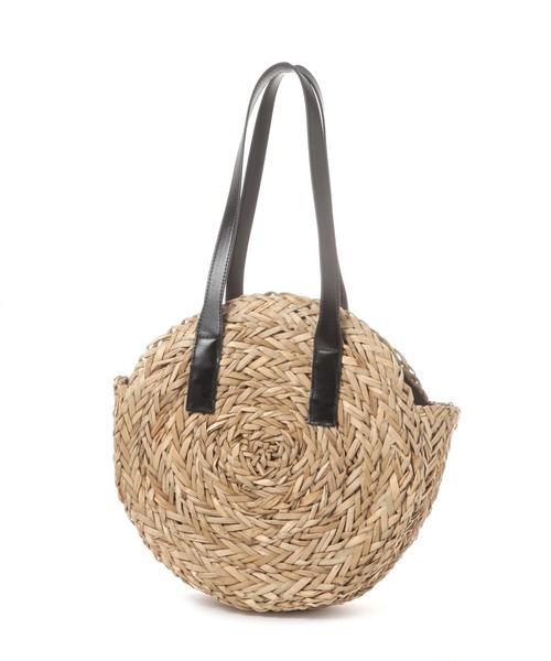 LEPSIM（レプシィム）の「水草ラウンドバッグ　322113（ショルダーバッグ・レディース・ブラック/オフホワイト・ONE SIZE）」の10枚目の写真