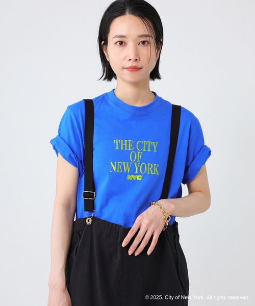 GOOD ROCK SPEED（グッドロックスピード）の「【GOOD ROCK SPEED】NYC Tee（Tシャツ/カットソー・レディース・ブルー/ホワイト・フリー）」の9枚目の写真