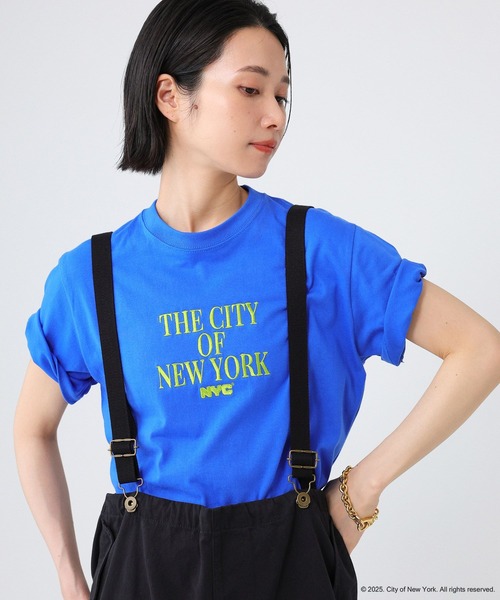 GOOD ROCK SPEED（グッドロックスピード）の「【GOOD ROCK SPEED】NYC Tee（Tシャツ/カットソー・レディース・ブルー/ホワイト・フリー）」の8枚目の写真