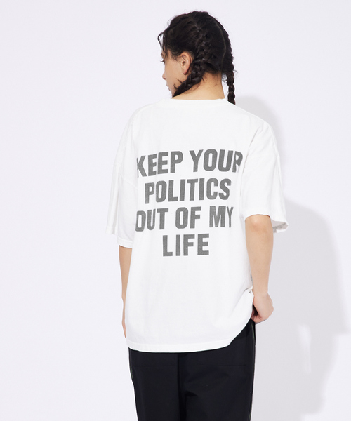 REMI RELIEF / レミ レリーフ】FRONT MESSAGE BIGTシャツ