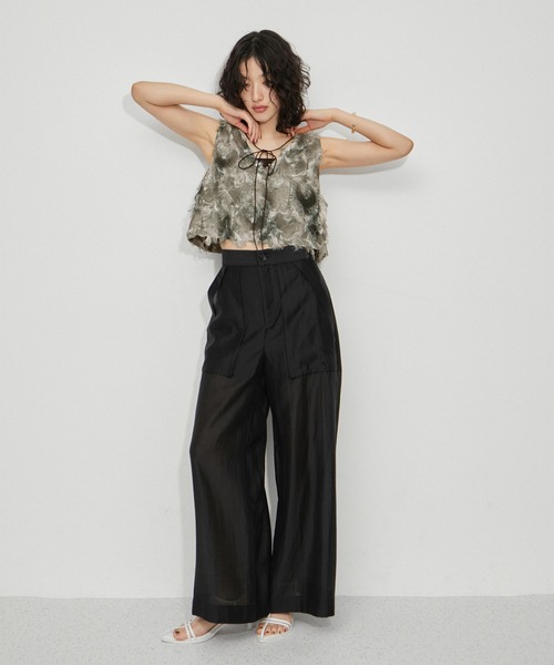 adam et rope フリンジプリントトップス ADAM ET ROPE'｜フリンジプリントトップス | Rakuten Fashion