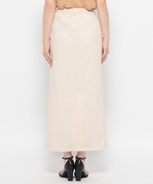 Andemiu（アンデミュウ）の「ポケットIラインスカート492570（スカート・レディース・アイボリー/ブラック/ベージュ・SMALL/MEDIUM）」の19枚目の写真