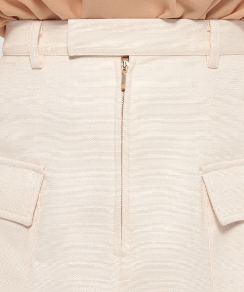 Andemiu（アンデミュウ）の「ポケットIラインスカート492570（スカート・レディース・アイボリー/ブラック/ベージュ・SMALL/MEDIUM）」の20枚目の写真