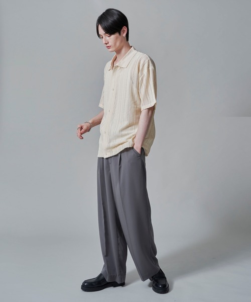 BROWNY（ブラウニー）の「BROWNY/【2点セット】アンサンブルシアーシャツ（アンサンブル・メンズ・ブラック/ダークネイビー/ベージュ・MEDIUM/LARGE）」の22枚目の写真