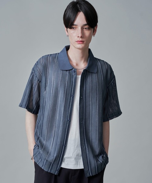 シアーシャツアンサンブル BROWNY/【25年春夏新作】【2点セット】アンサンブルシアーシャツ