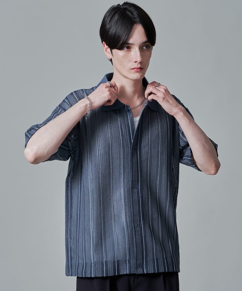 BROWNY（ブラウニー）の「BROWNY/【2点セット】アンサンブルシアーシャツ（アンサンブル・メンズ・ブラック/ダークネイビー/ベージュ・MEDIUM/LARGE）」の20枚目の写真