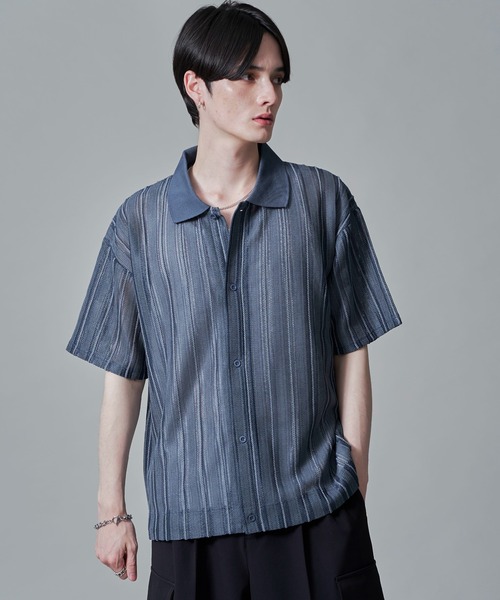 BROWNY（ブラウニー）の「BROWNY/【2点セット】アンサンブルシアーシャツ（アンサンブル・メンズ・ブラック/ダークネイビー/ベージュ・MEDIUM/LARGE）」の19枚目の写真