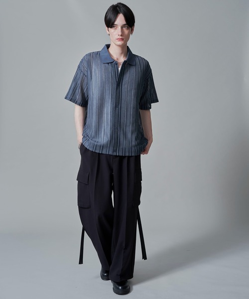 BROWNY（ブラウニー）の「BROWNY/【2点セット】アンサンブルシアーシャツ（アンサンブル・メンズ・ブラック/ダークネイビー/ベージュ・MEDIUM/LARGE）」の17枚目の写真