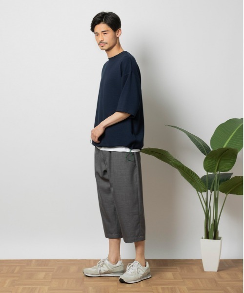 Right-on（ライトオン）の「【UNITED AVIATION】テックリネン８分イージー（その他パンツ・メンズ・ブラック/ダークグレー・M/L/XL/S）」の6枚目の写真