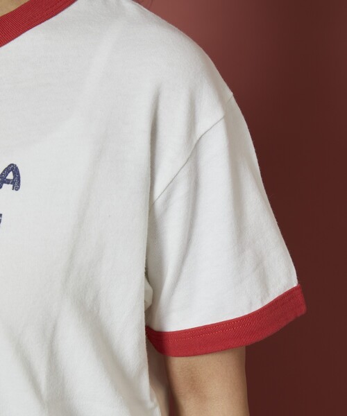 Freada シャツ　ホワイト　フリーダ セール】Freada/フリーダ Used Essence PRINT Tシャツ（Tシャツ