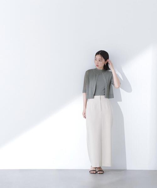 NATURAL BEAUTY BASIC（ナチュラルビューティーベーシック）の「◇フロントスリットナロースカート（スカート・レディース・ブラック/ベージュ/ブラウン・SMALL/MEDIUM/P/S）」の19枚目の写真