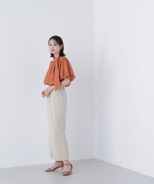 NATURAL BEAUTY BASIC（ナチュラルビューティーベーシック）の「◇フロントスリットナロースカート（スカート・レディース・ブラック/ベージュ/ブラウン・SMALL/MEDIUM/P/S）」の22枚目の写真