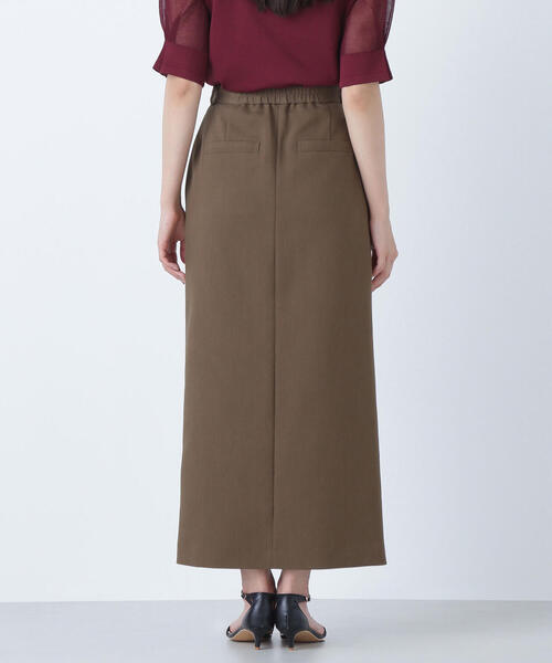 NATURAL BEAUTY BASIC（ナチュラルビューティーベーシック）の「◇フロントスリットナロースカート（スカート・レディース・ブラック/ベージュ/ブラウン・SMALL/MEDIUM/P/S）」の11枚目の写真