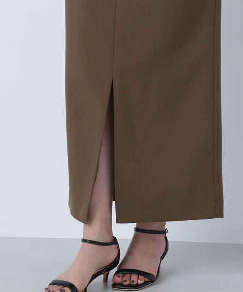 NATURAL BEAUTY BASIC（ナチュラルビューティーベーシック）の「◇フロントスリットナロースカート（スカート・レディース・ブラック/ベージュ/ブラウン・SMALL/MEDIUM/P/S）」の14枚目の写真