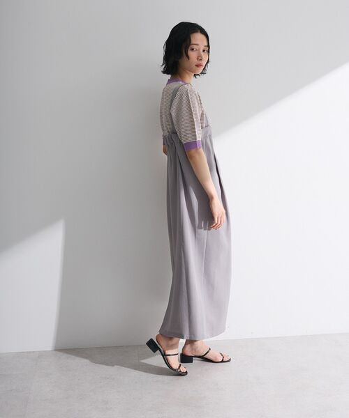 Green Parks（グリーンパークス）の「マルチWAYフロントzipサロペット