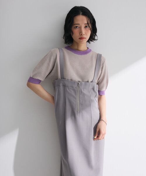 Green Parks（グリーンパークス）の「マルチWAYフロントzipサロペット