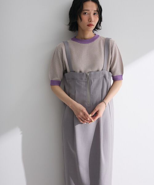 Green Parks（グリーンパークス）の「マルチWAYフロントzipサロペット