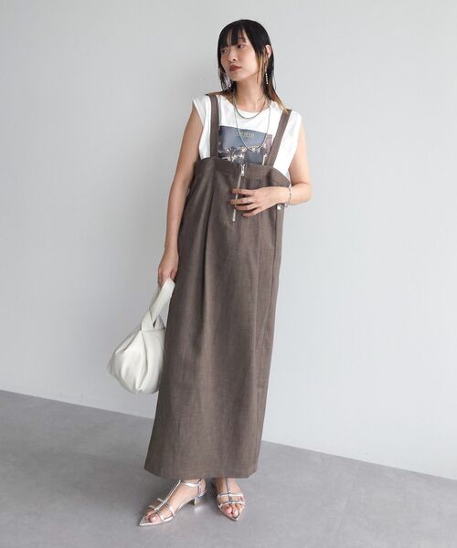 Green Parks（グリーンパークス）の「マルチWAYフロントzipサロペット