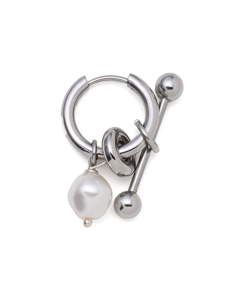 JUSTINE CLENQUET(ジュスティーヌクランケ)の「JUSTINE CLENQUET PALMER EARRINGS 31JC05PALMER3(イヤリング・レディース・シルバー・FREE)」の6枚目の写真