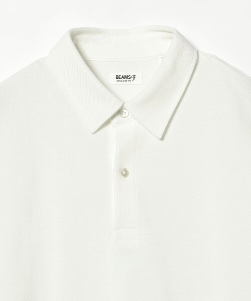 BEAMS F（ビームスエフ）の「カノコ ポロシャツ（ポロシャツ・メンズ・ブラック/ホワイト/ネイビー・M/L/XL/S）」の4枚目の写真