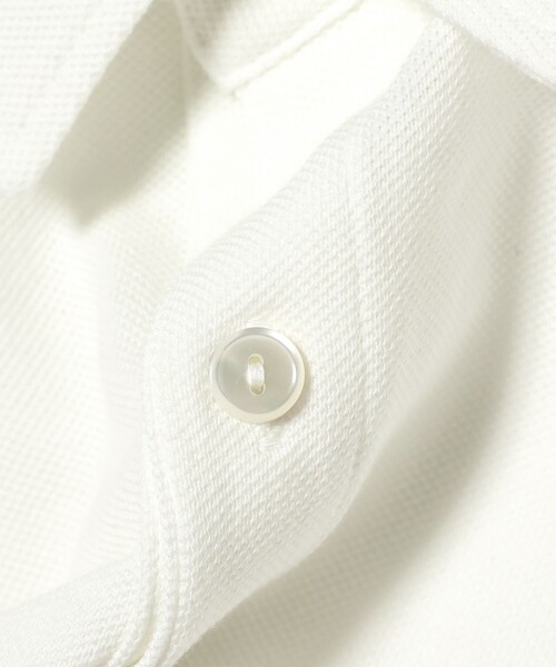 BEAMS F（ビームスエフ）の「カノコ ポロシャツ（ポロシャツ・メンズ・ブラック/ホワイト/ネイビー・M/L/XL/S）」の7枚目の写真