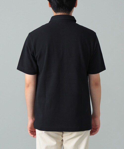 BEAMS F（ビームスエフ）の「カノコ ポロシャツ（ポロシャツ・メンズ・ブラック/ホワイト/ネイビー・M/L/XL/S）」の15枚目の写真