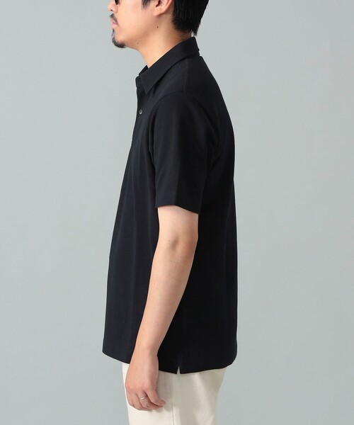 BEAMS F（ビームスエフ）の「カノコ ポロシャツ（ポロシャツ・メンズ・ブラック/ホワイト/ネイビー・M/L/XL/S）」の16枚目の写真