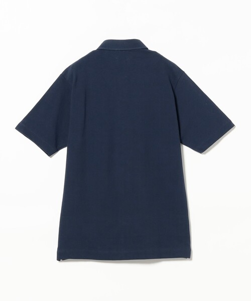 BEAMS F（ビームスエフ）の「カノコ ポロシャツ（ポロシャツ・メンズ・ブラック/ホワイト/ネイビー/ダークブラウン・M/L/XL/S）」の5枚目の写真