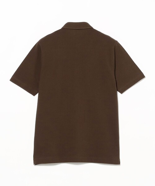 BEAMS F（ビームスエフ）の「カノコ ポロシャツ（ポロシャツ・メンズ・ブラック/ホワイト/ネイビー/ダークブラウン・M/L/XL/S）」の14枚目の写真