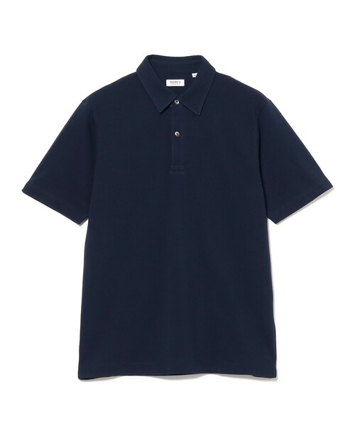 BEAMS F（ビームスエフ）の「カノコ ポロシャツ（ポロシャツ・メンズ・ブラック/ホワイト/ネイビー/ダークブラウン・M/L/XL/S）」の16枚目の写真