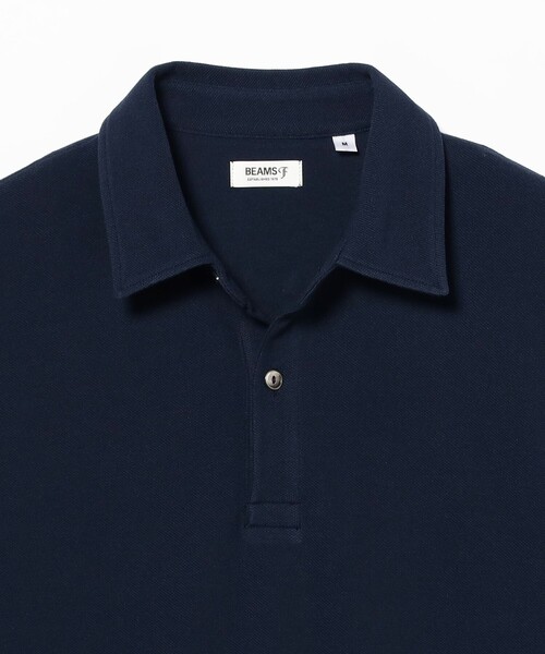 BEAMS F（ビームスエフ）の「カノコ ポロシャツ（ポロシャツ・メンズ・ブラック/ホワイト/ネイビー/ダークブラウン・M/L/XL/S）」の17枚目の写真