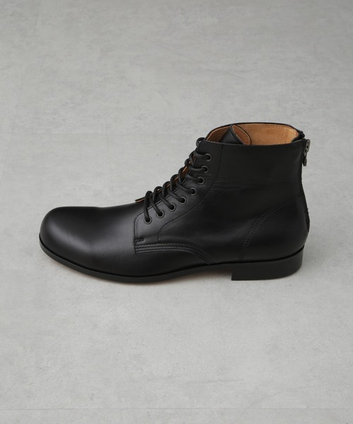 PADRONE THE STANDARD LINE/ 別注 BACK ZIP LACEUP BOOTS/ バック