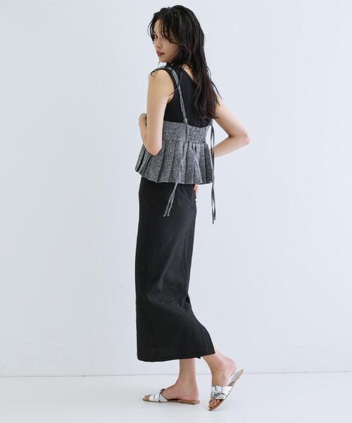 GALLEST（ギャレスト）の「◆【一部店舗限定】ツイードキャミビスチェ（タンクトップ・レディース・グレー/ブラック・38）」の14枚目の写真