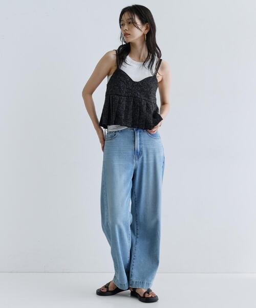 GALLEST（ギャレスト）の「◆【一部店舗限定】ツイードキャミビスチェ（タンクトップ・レディース・グレー/ブラック・38）」の21枚目の写真