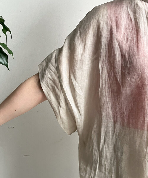 DOUDOU シアーリネンシャツ ベージュ　パルクローゼット　フリーサイズ シアーリネンシャツ | DOUDOU(ドゥドゥ)レディース | PAL CLOSET