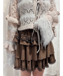 merry jenny | フリルベロアミニスカート(スカート)