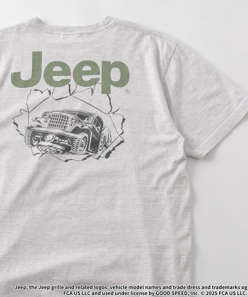 GOOD ROCK SPEED(グッドロックスピード)の「【GOOD ROCK SPEED】Jeep(R)プリントTシャツ(Tシャツ/カットソー・メンズ・その他4/オフホワイト/ホワイト/ブラック・X-LARGE/LARGE)」の4枚目の写真