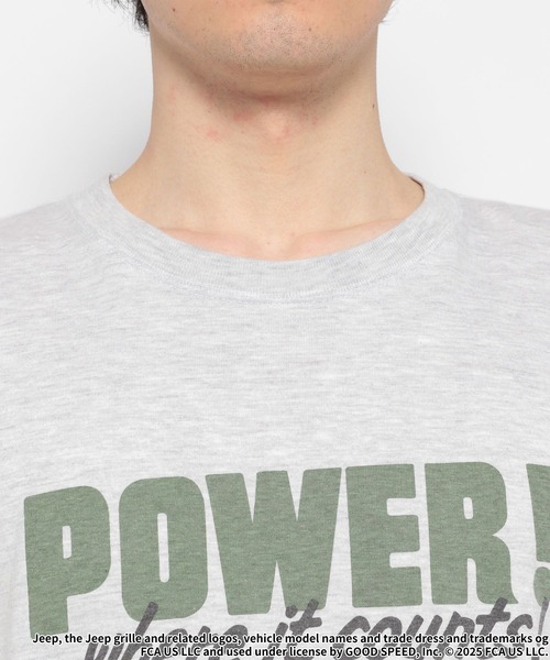 GOOD ROCK SPEED(グッドロックスピード)の「【GOOD ROCK SPEED】Jeep(R)プリントTシャツ(Tシャツ/カットソー・メンズ・その他4/オフホワイト/ホワイト/ブラック・X-LARGE/LARGE)」の8枚目の写真