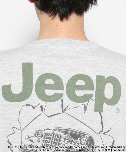GOOD ROCK SPEED(グッドロックスピード)の「【GOOD ROCK SPEED】Jeep(R)プリントTシャツ(Tシャツ/カットソー・メンズ・その他4/オフホワイト/ホワイト/ブラック・X-LARGE/LARGE)」の9枚目の写真