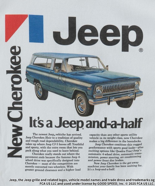 GOOD ROCK SPEED(グッドロックスピード)の「【GOOD ROCK SPEED】Jeep(R)プリントTシャツ(Tシャツ/カットソー・メンズ・その他4/オフホワイト/ホワイト/ブラック・X-LARGE/LARGE)」の14枚目の写真