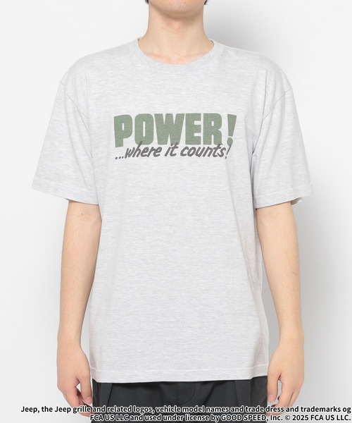 GOOD ROCK SPEED(グッドロックスピード)の「【GOOD ROCK SPEED】Jeep(R)プリントTシャツ(Tシャツ/カットソー・メンズ・その他4/オフホワイト/ホワイト/ブラック・X-LARGE/LARGE)」の5枚目の写真