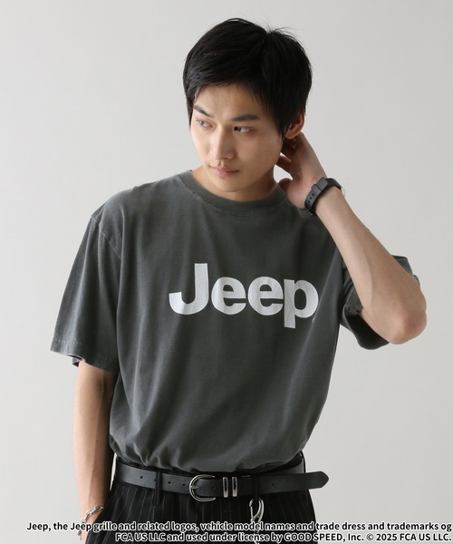 【GOOD ROCK SPEED】JeepロゴプリントT ブラック セール】【GOOD ROCK SPEED】Jeep(R)プリントTシャツ（Tシャツ