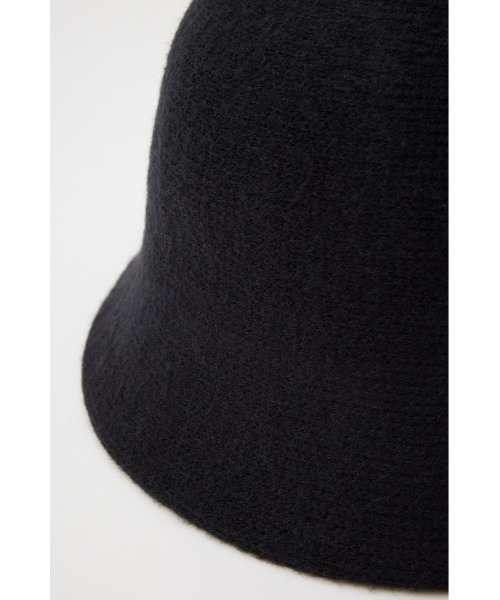 SHEL'TTER ORIGINAL（シェルターオリジナル）の「ニットバケットハット（キャップ・レディース・ブラック/グレー・FREE）」の4枚目の写真