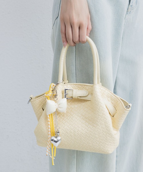 LA VORAGINE（ラ ヴォラジネ）の「ハートリボンロープマルチ チャーム（チャーム・レディース・ブラック/ブルー/シルバー/ベージュ/イエロー/ピンク・FREE）」の20枚目の写真